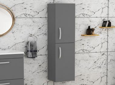 De clutter your bathroom with range of storage cabinets