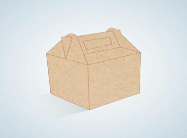 Custom Black Gable Packaging Boxes