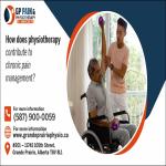 How does physiotherapy contribute to chronic pain management