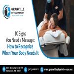 10 Signs You Need a Massage How to Recognize When Your Body Needs It