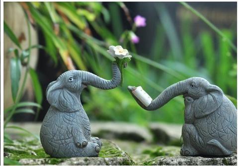 Elephant statues in home and office Brings Good Luck and wealth