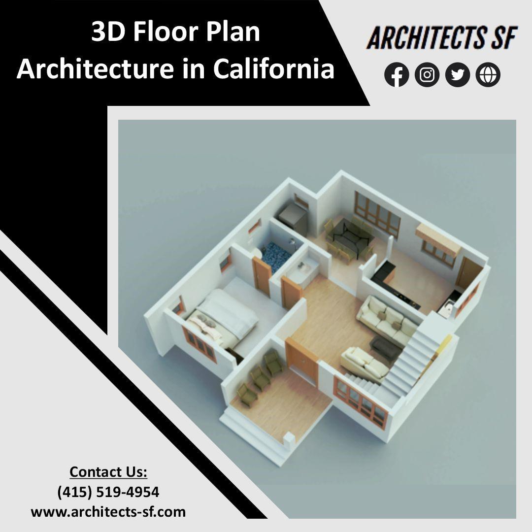 Commercial Projects Design in San Francisco Using State of the Art 3D Floor Plan Architecture