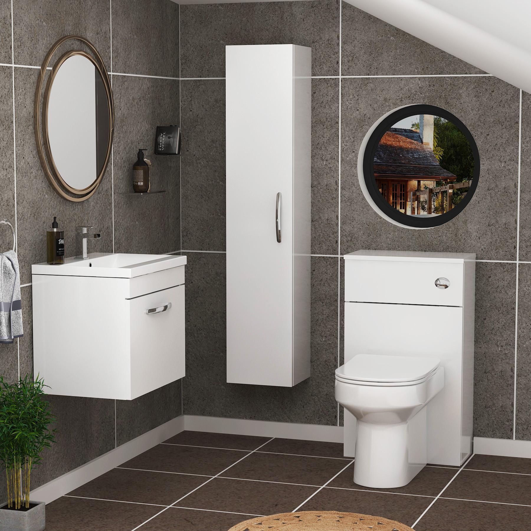 Get the Most Out of Your Bathroom with White Wall Hung Vanity Unit
