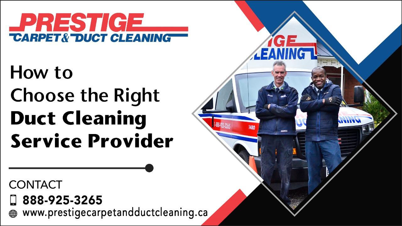 How to Choose the Right Duct Cleaning Service Provider