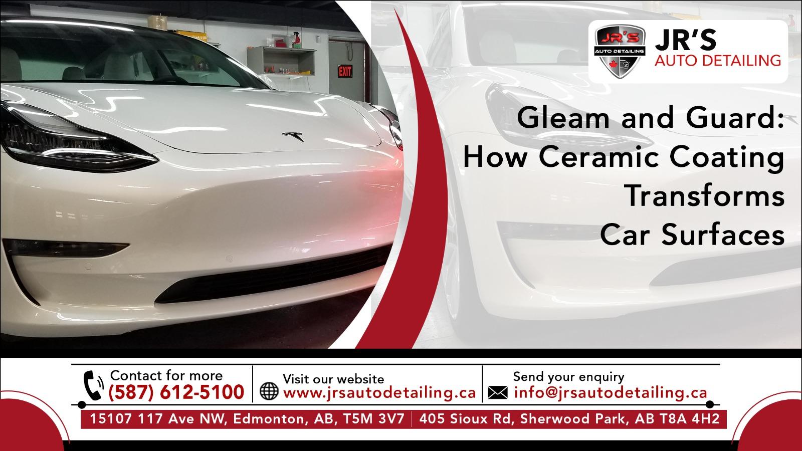 Gleam and Guard How Ceramic Coating Transforms Car Surfaces