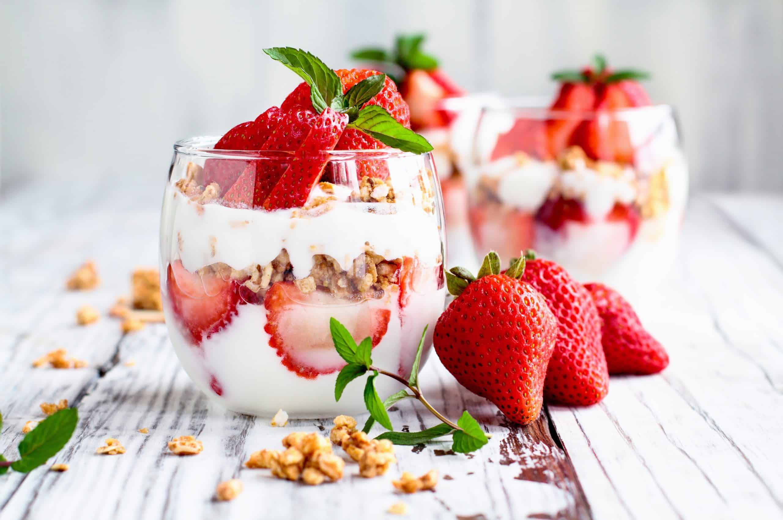 Creamy Cultured Desserts and Sweet Fruit Bowls for Guilt Free Snacking